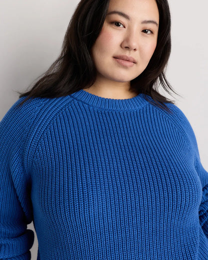 100% Organic Cotton Fisherman Crew Sweater
