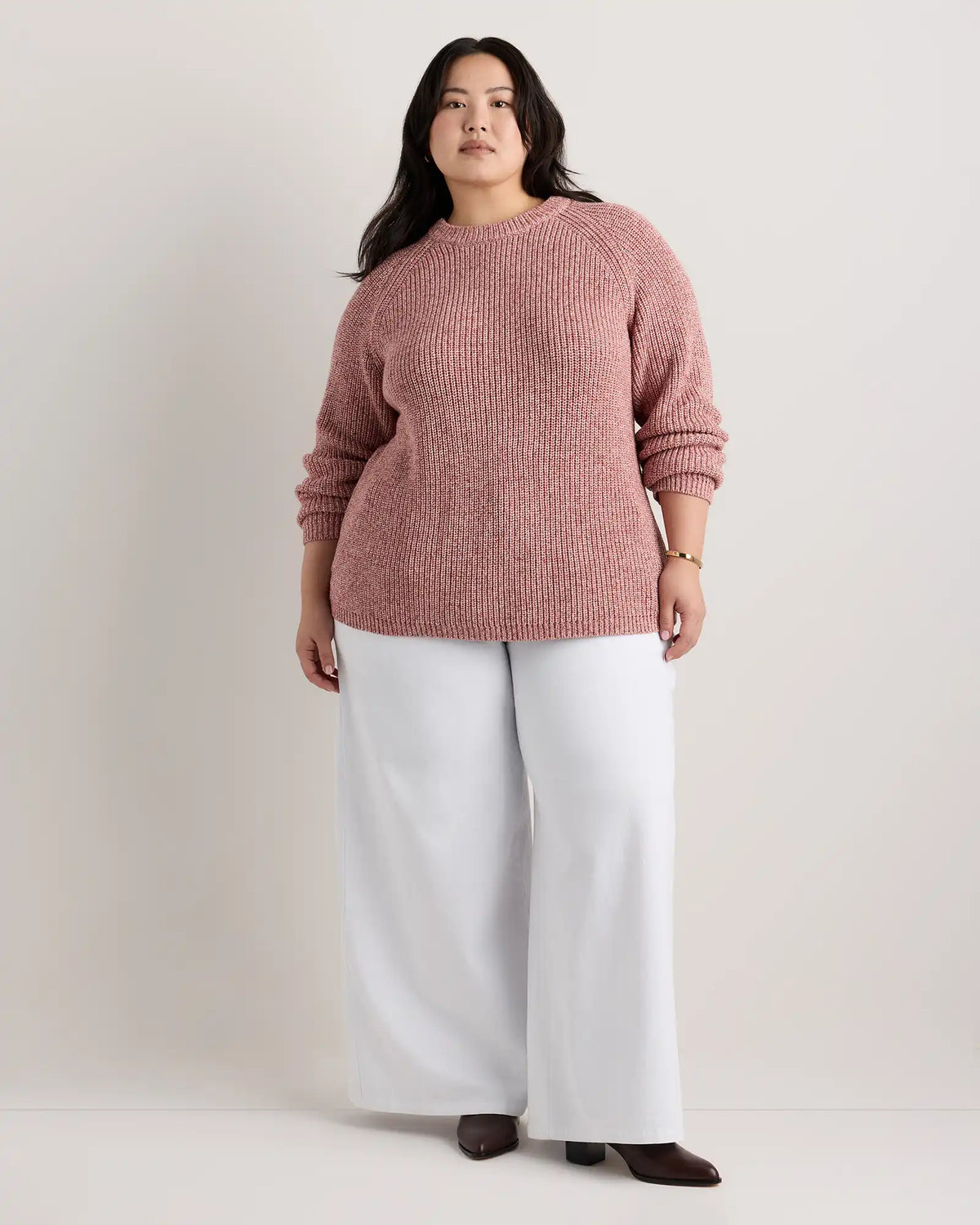 100% Organic Cotton Fisherman Crew Sweater