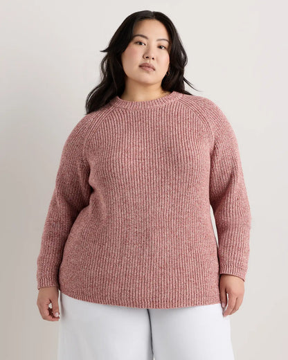 100% Organic Cotton Fisherman Crew Sweater