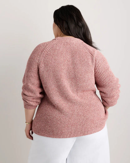100% Organic Cotton Fisherman Crew Sweater