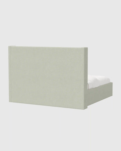 100% Linen Wingback Bed
