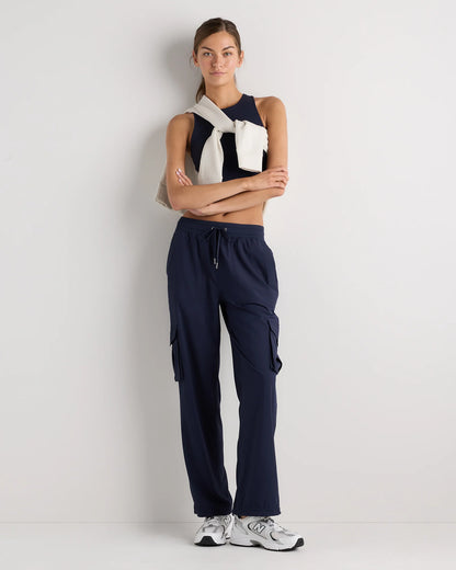 Performance Tech Cargo Mid-Rise Pants - XS / Black