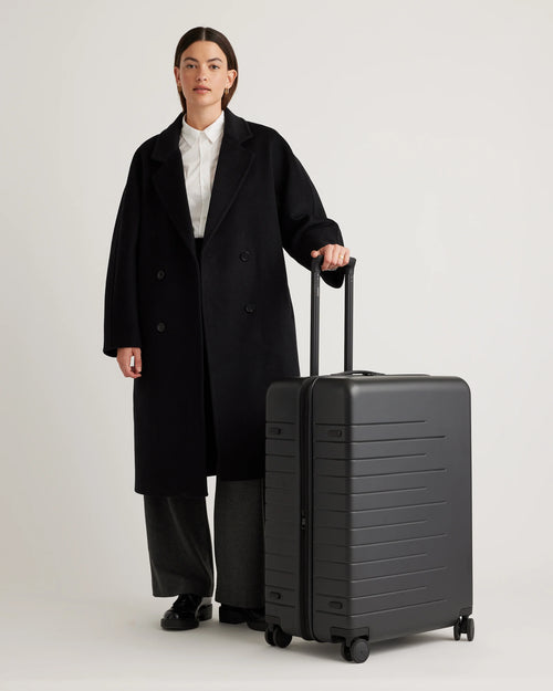 Expandable Carry-On & Large Check-In Suitcase Set - One Size / Dark Green