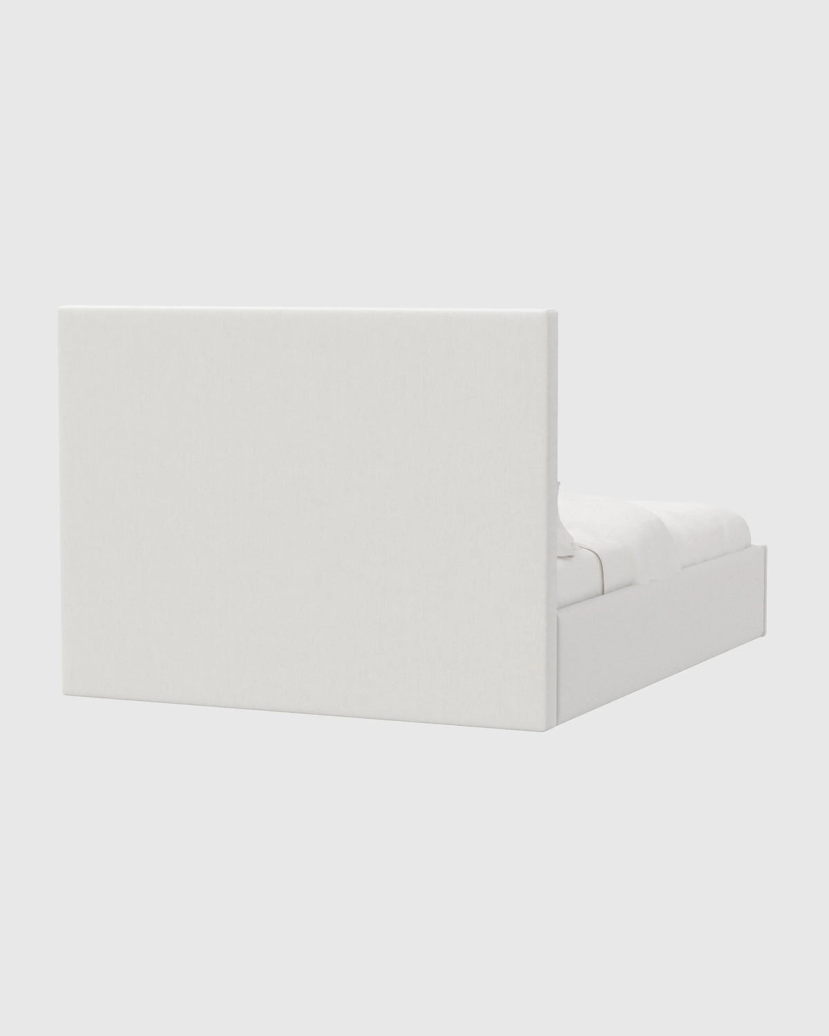 Square Bed in Performance Velvet - Full / Butterscotch