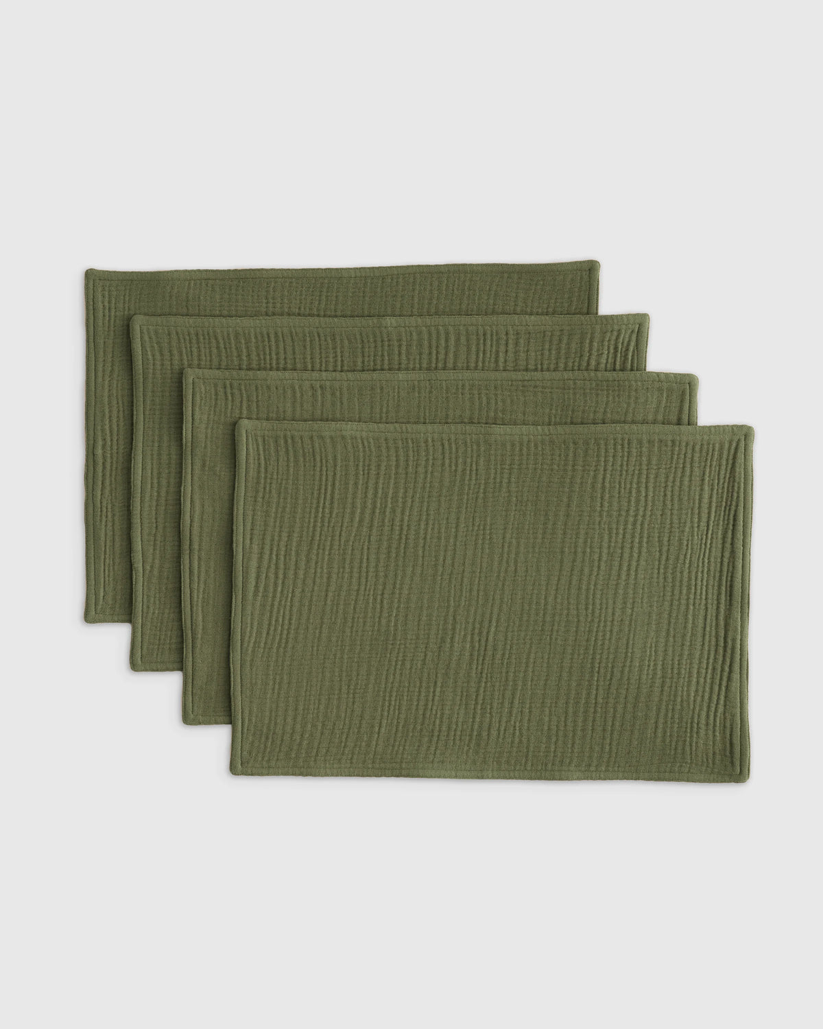 Organic Cotton Gauze Placemats - One Size / Chocolate