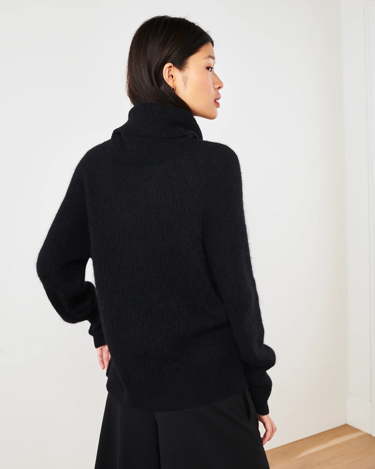 Baby Alpaca-Wool Turtleneck - XS / Light Grey