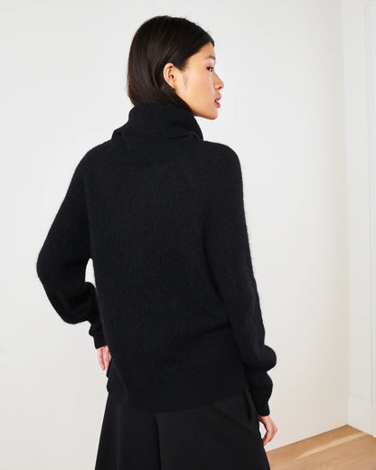 Baby Alpaca-Wool Turtleneck - XS / Light Grey