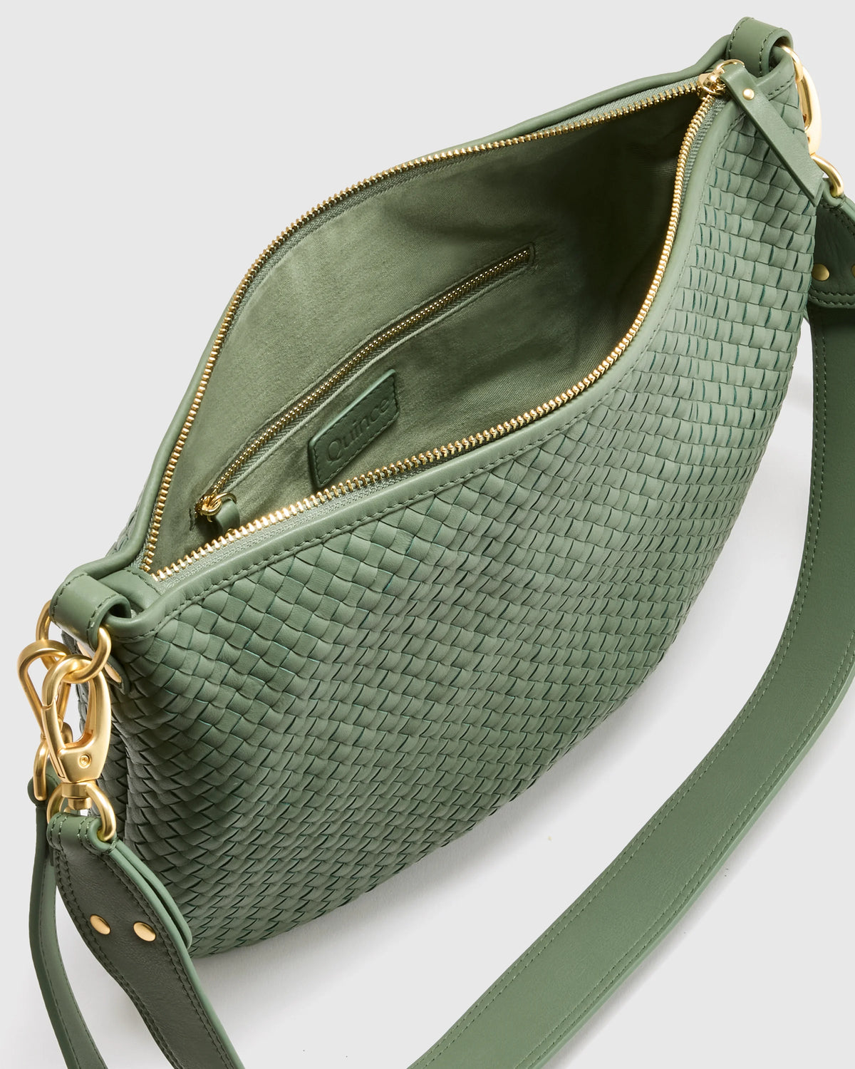 Sloane Handwoven Shoulder Bag - One Size / Cognac
