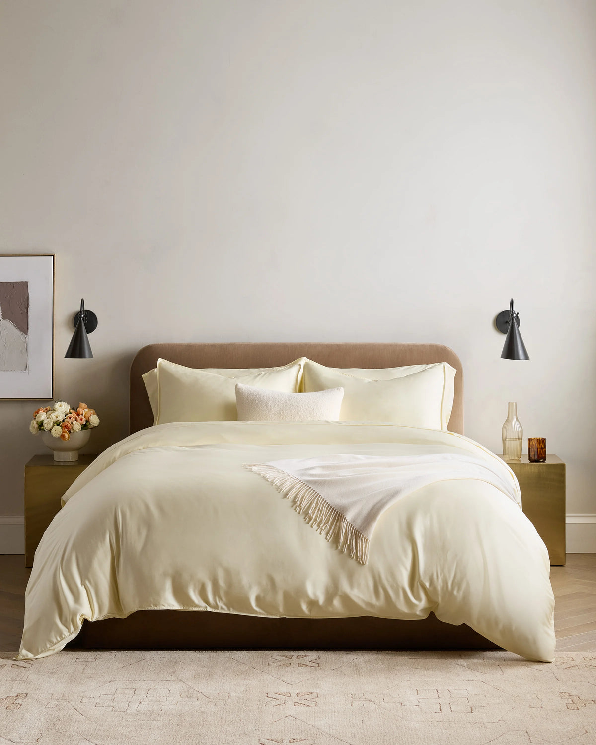 Bamboo Sham Set - Standard / White
