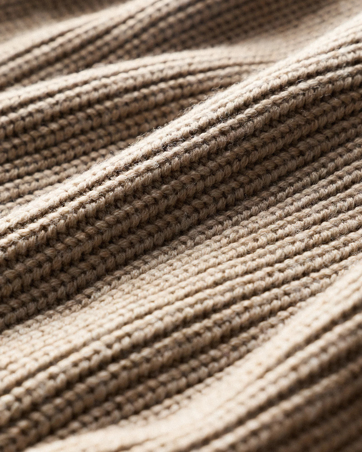Australian Merino Wool Half Zip Sweater - S / Heather Bone