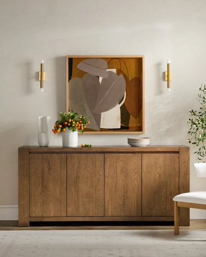 Reclaimed Oak Sideboard - One Size / Cafe Brown