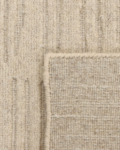 Cobble Hand-Loomed Wool Rug - 5' x 8' / Beige