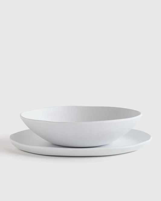 Outdoor Melamine Serving Bowl & Platter - One Size / No Color