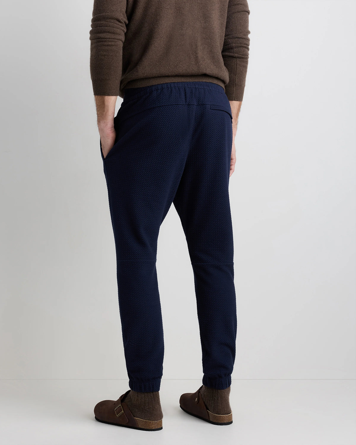 Waffle Knit Joggers - S / Heather Grey