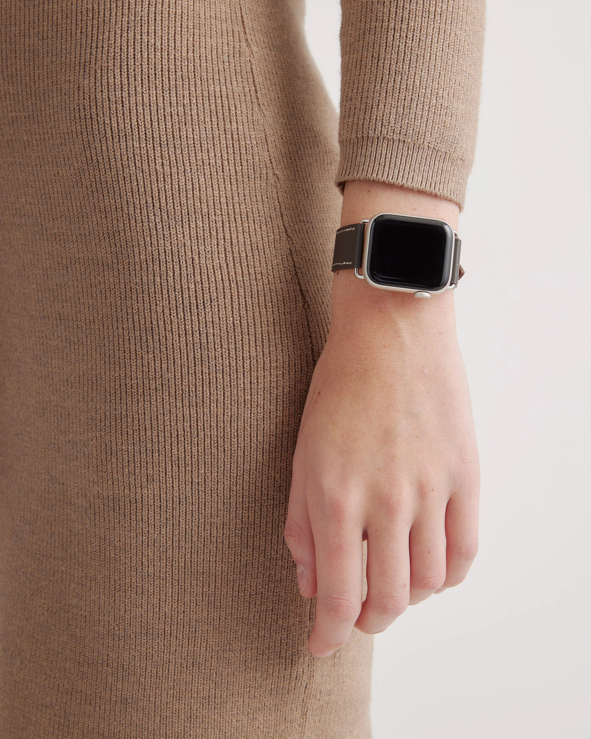 Leather Smartwatch Band - 38mm - 42mm / Cognac