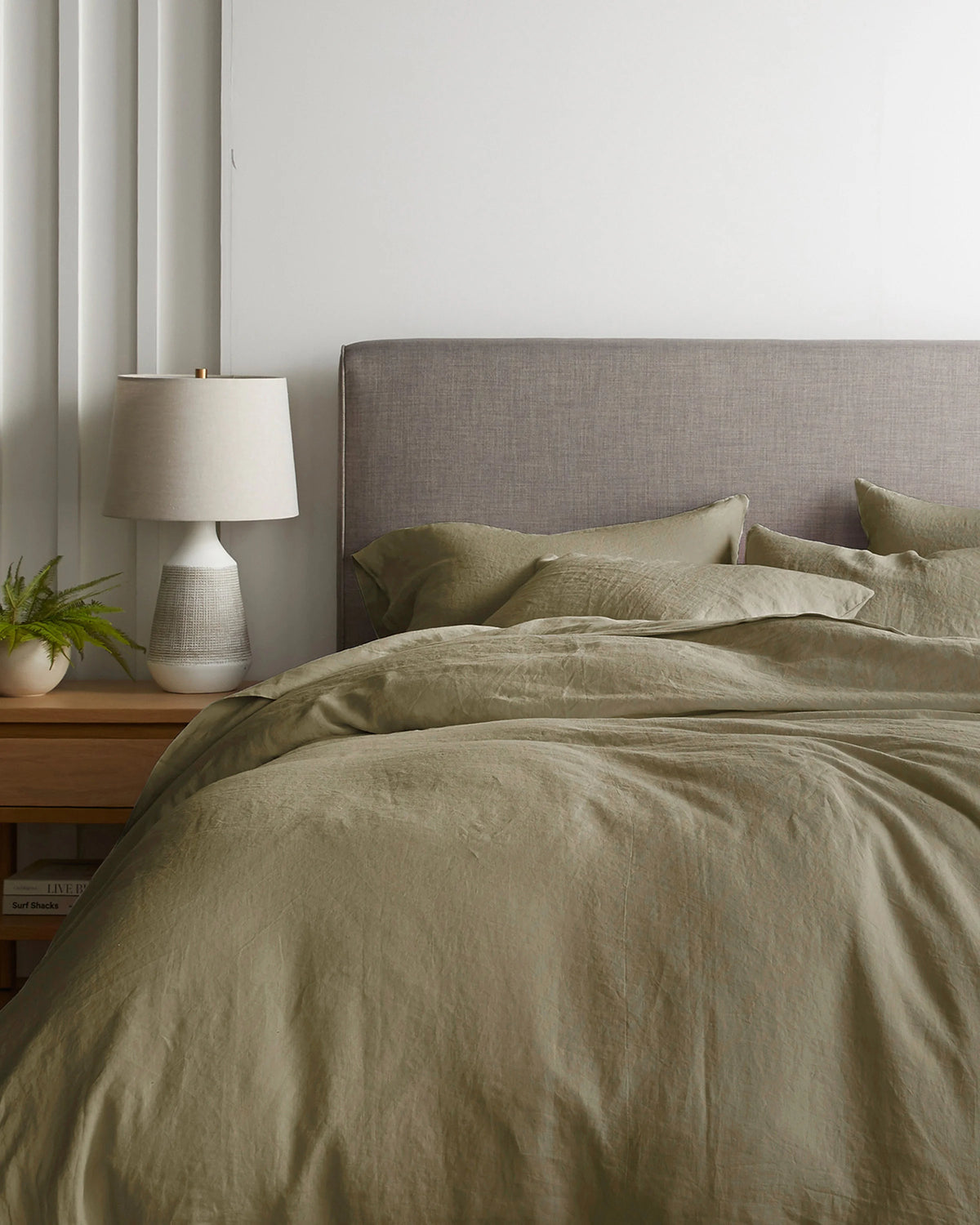 European Linen Duvet Cover - Twin / Peach