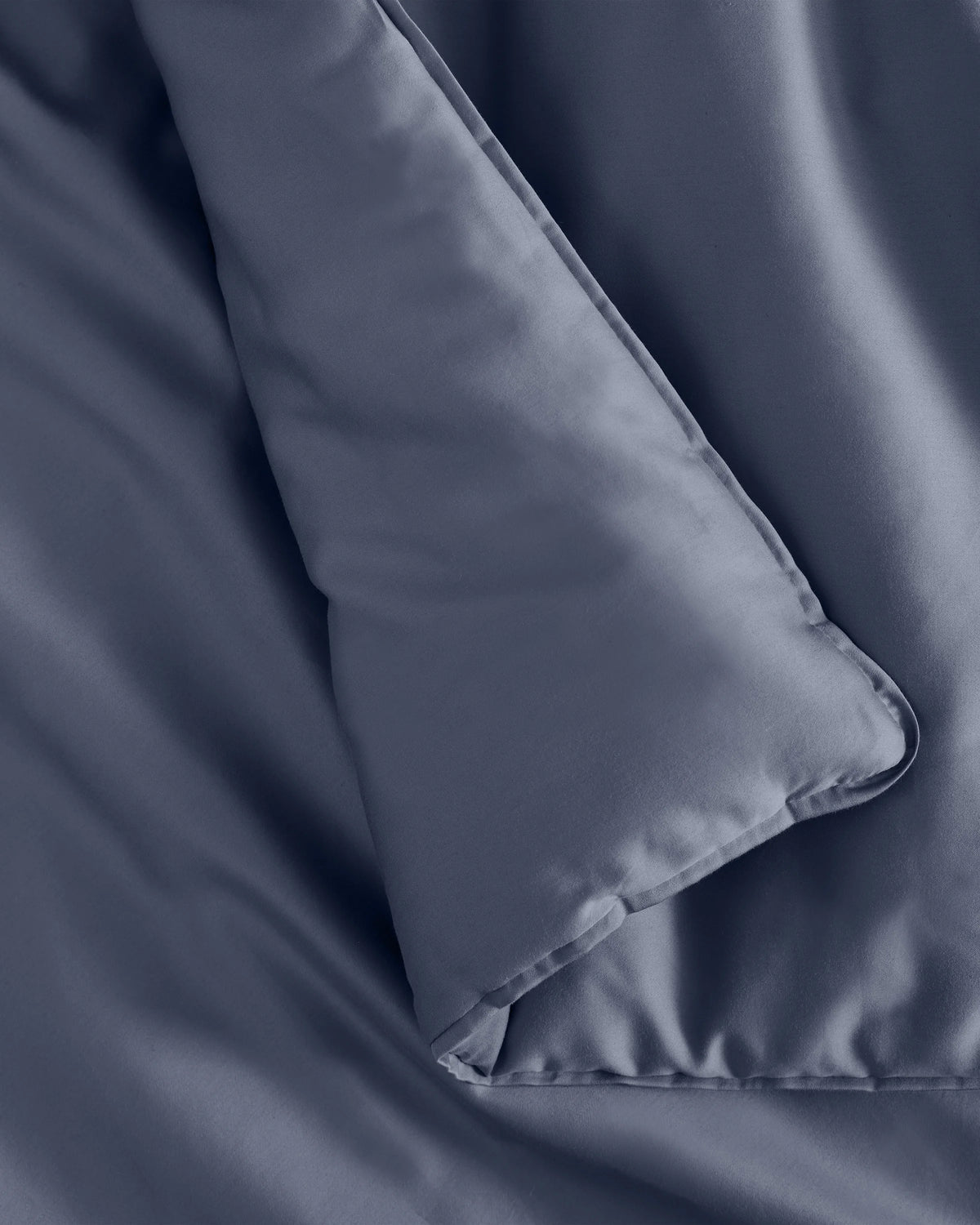 Organic Cotton Sateen Comforter - Twin / Mineral