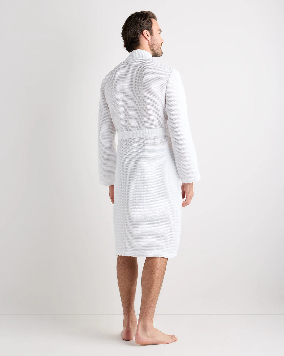 Organic Turkish Waffle Robe - XS / White