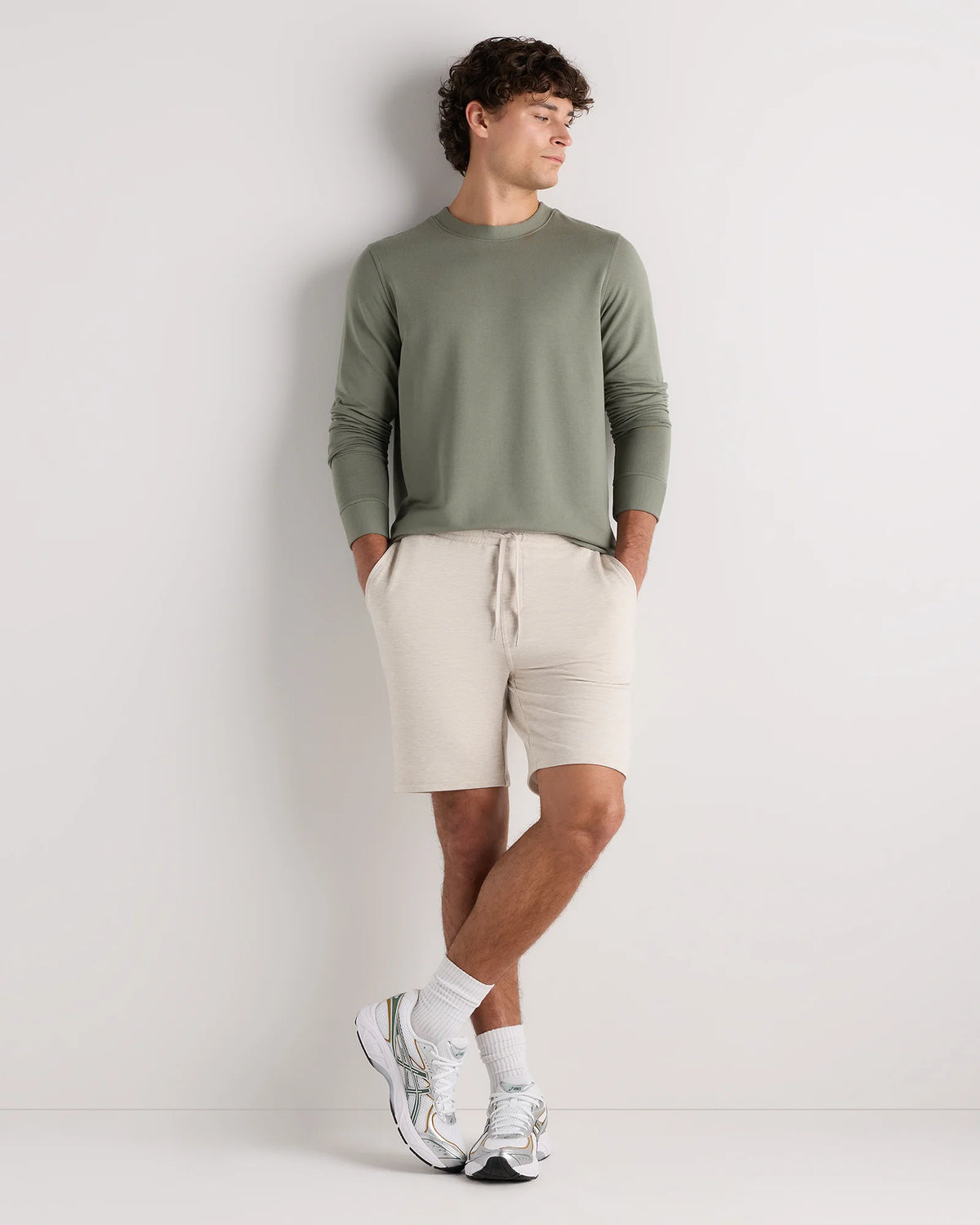 Supersoft Fleece 7.5" Sweatshorts - S / Heather Oatmeal