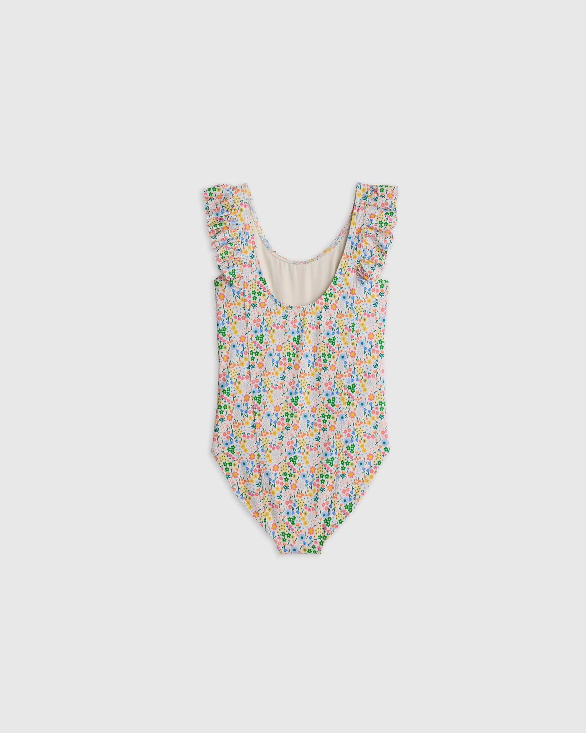 Ruffle One Piece Swimsuit - 2T / Soft Ditsy Floral