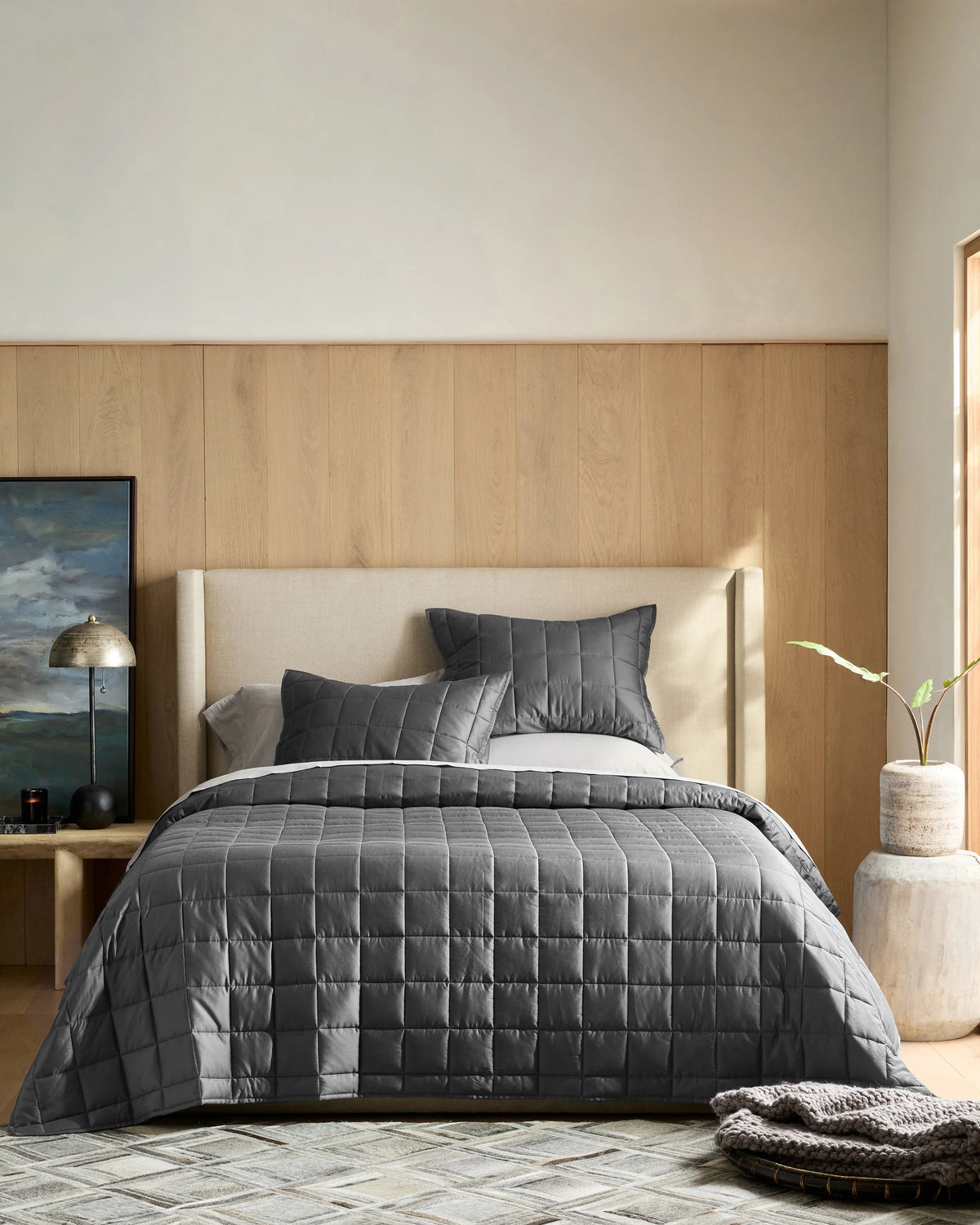 Bamboo Box Quilt Set - Twin / Sage