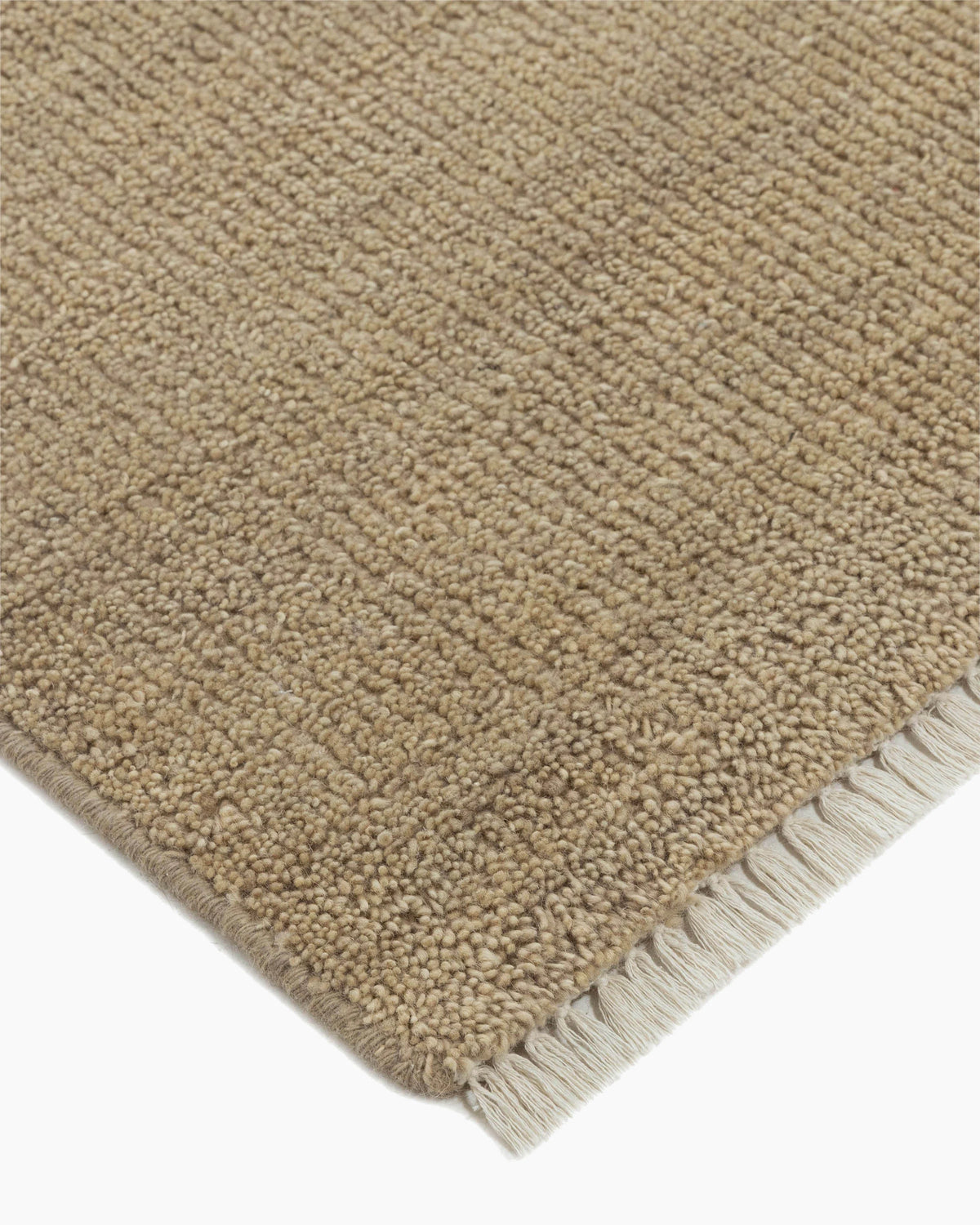 Lee Hand-Knotted Wool Rug - 5' x 8' / Oat