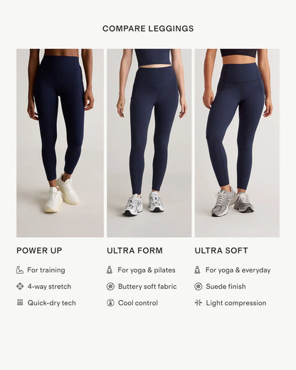 Ultra-Soft High-Rise Pocket Legging - XS / Heather Espresso