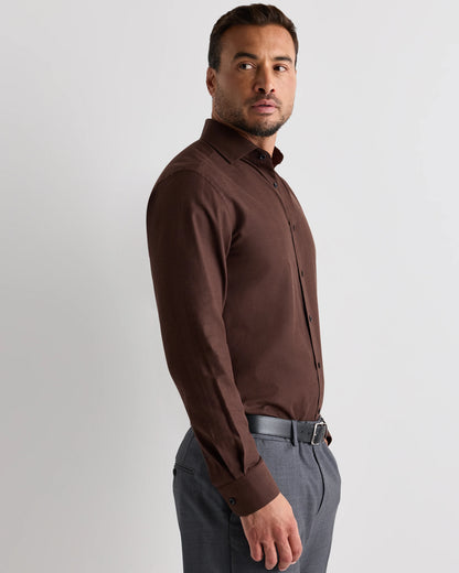 Organic Cotton Cashmere Dress Shirt - XS / Pale Blue