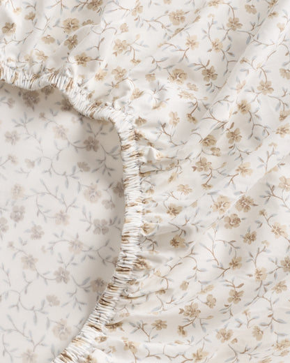 Organic Crisp Percale Sheet Set - Twin / White