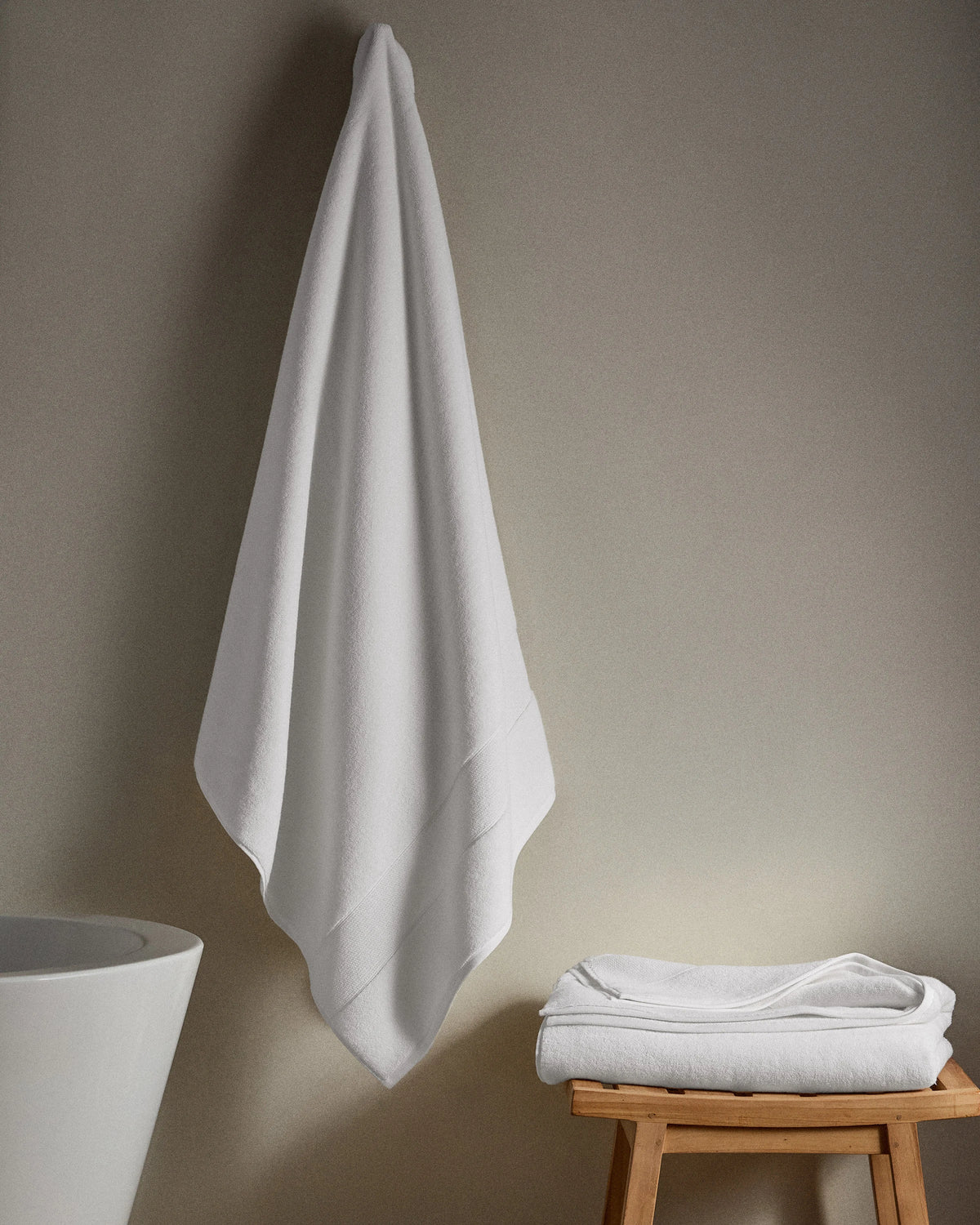 Classic Organic Turkish Cotton Bath Sheet (Set of 2) - One Size / White