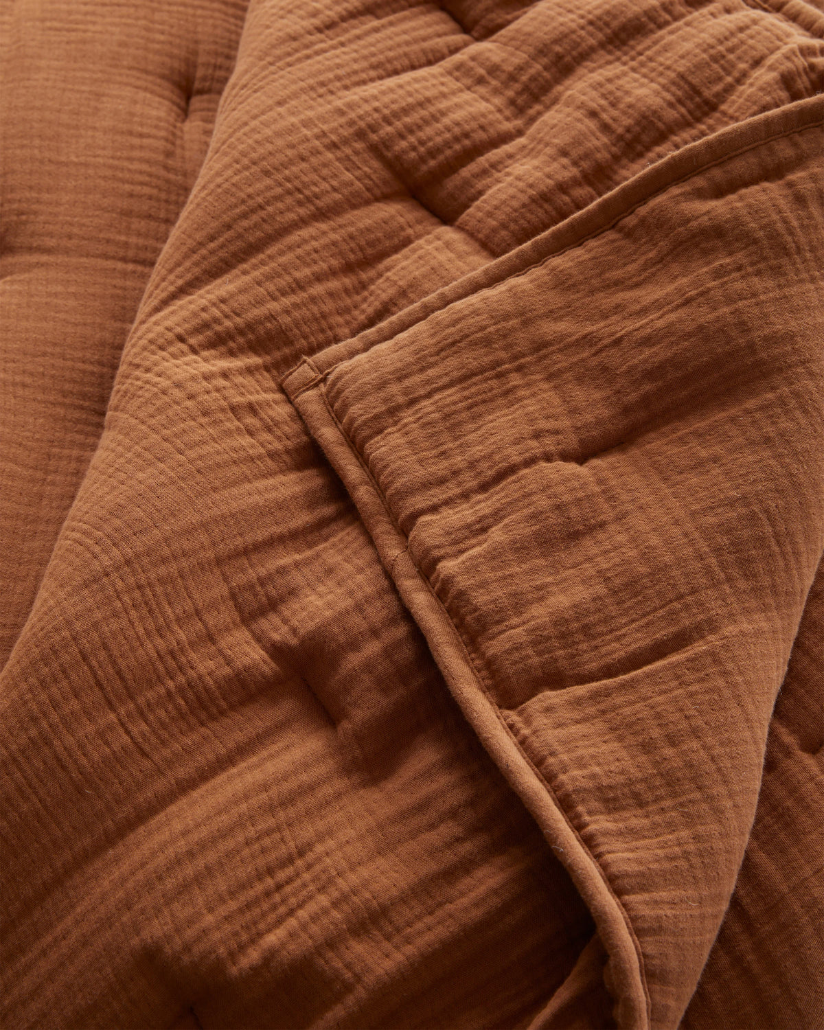 Organic Cotton Gauze Dream Quilt - Twin / Dried Sage