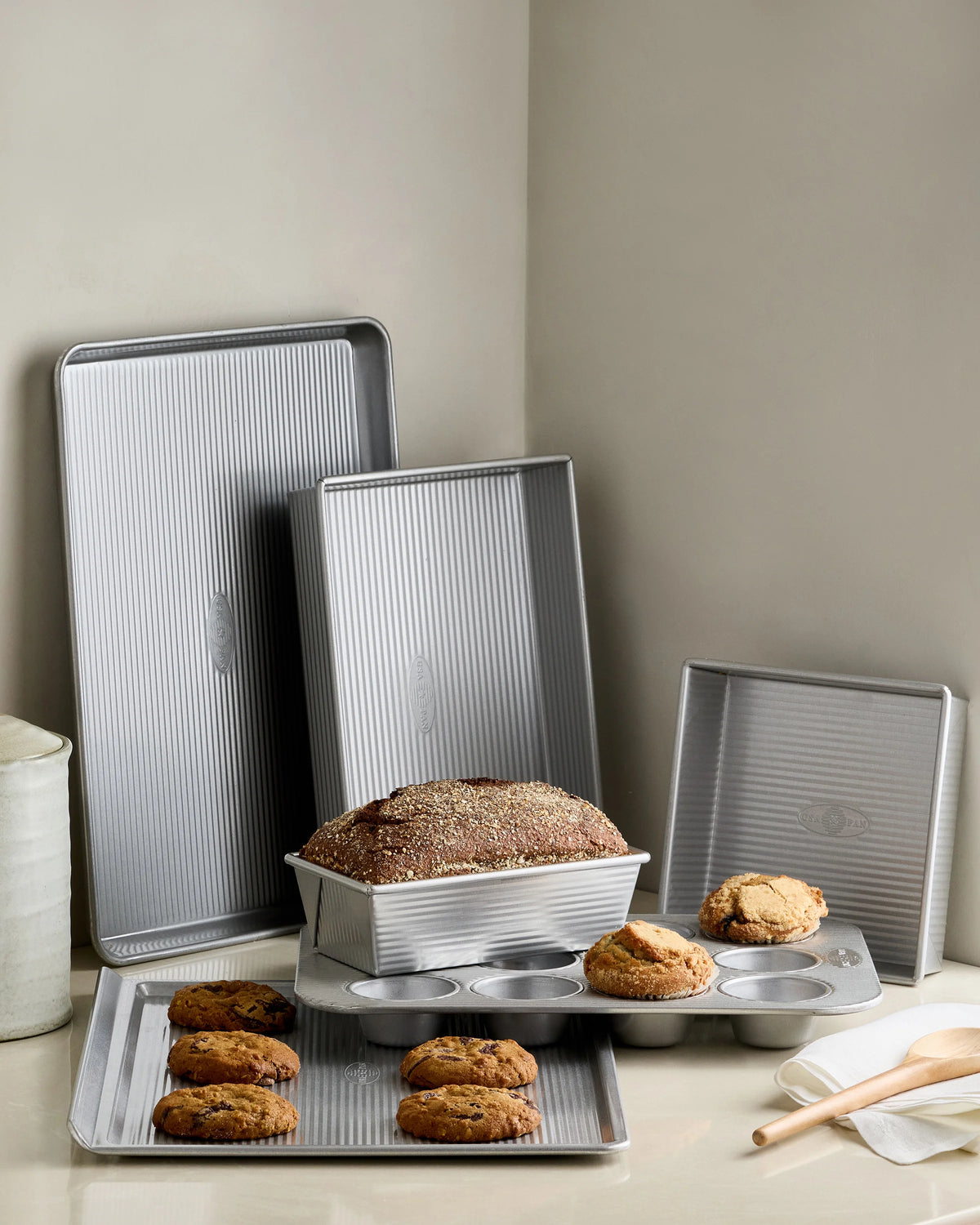 6-Pc Nonstick Steel Bakeware Set by USA Pan - One Size / No Color