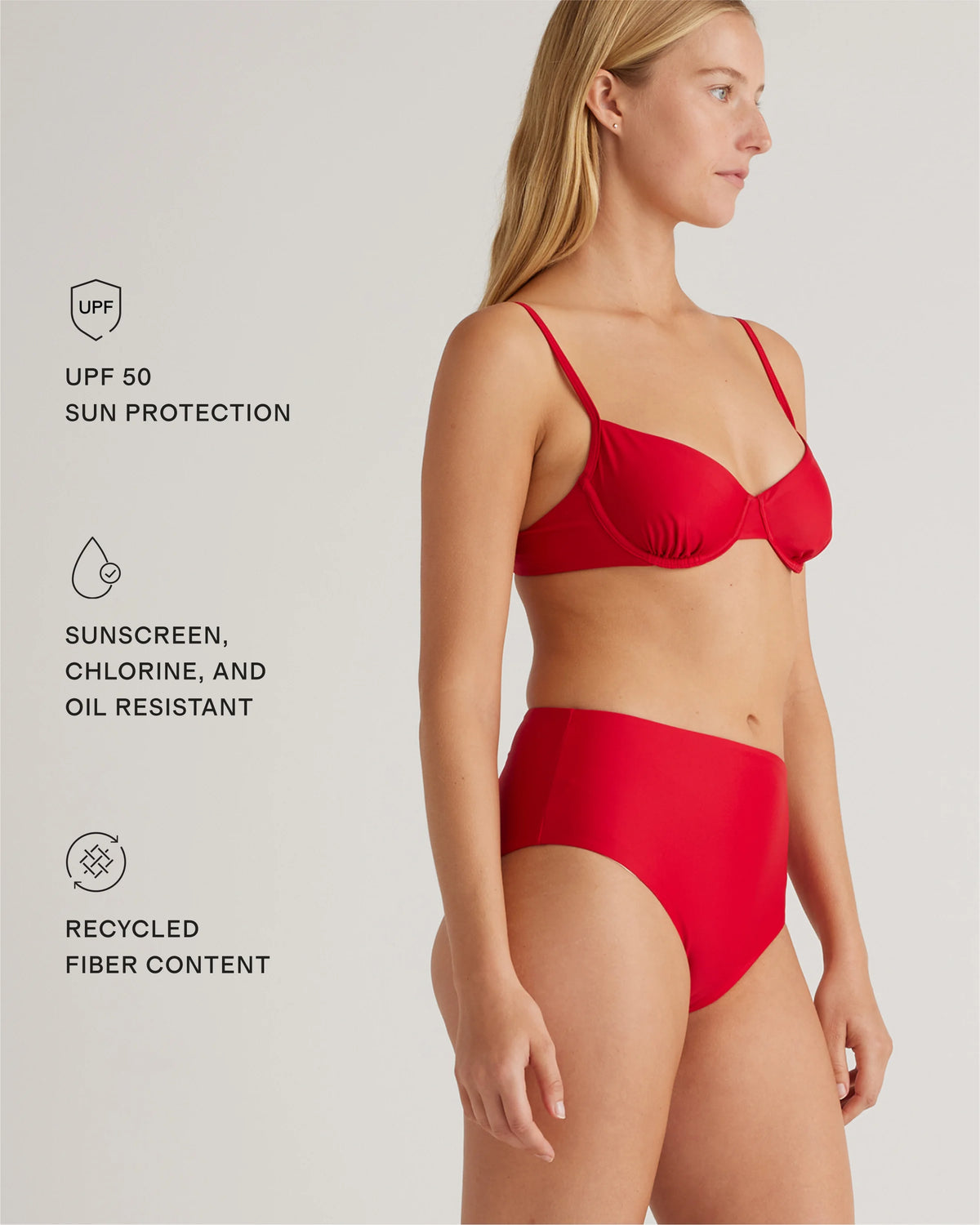 Italian Demi Bikini Top - XS / Deep Navy