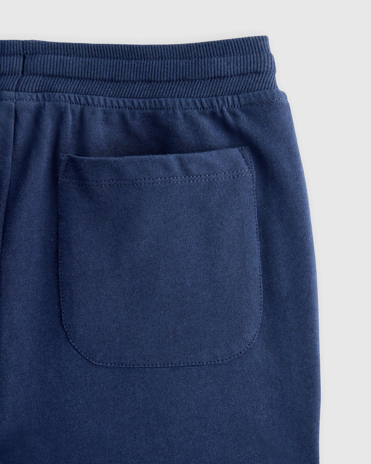 Organic Cotton French Terry Reinforced Knee Slim Jogger - 2T / Navy