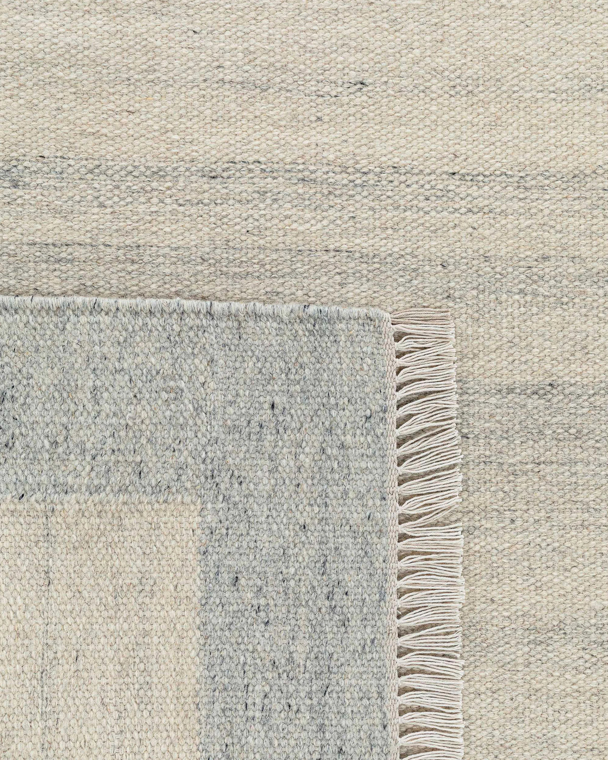 Sahara Flatweave Wool Rug - 2' x 3' / Charcoal