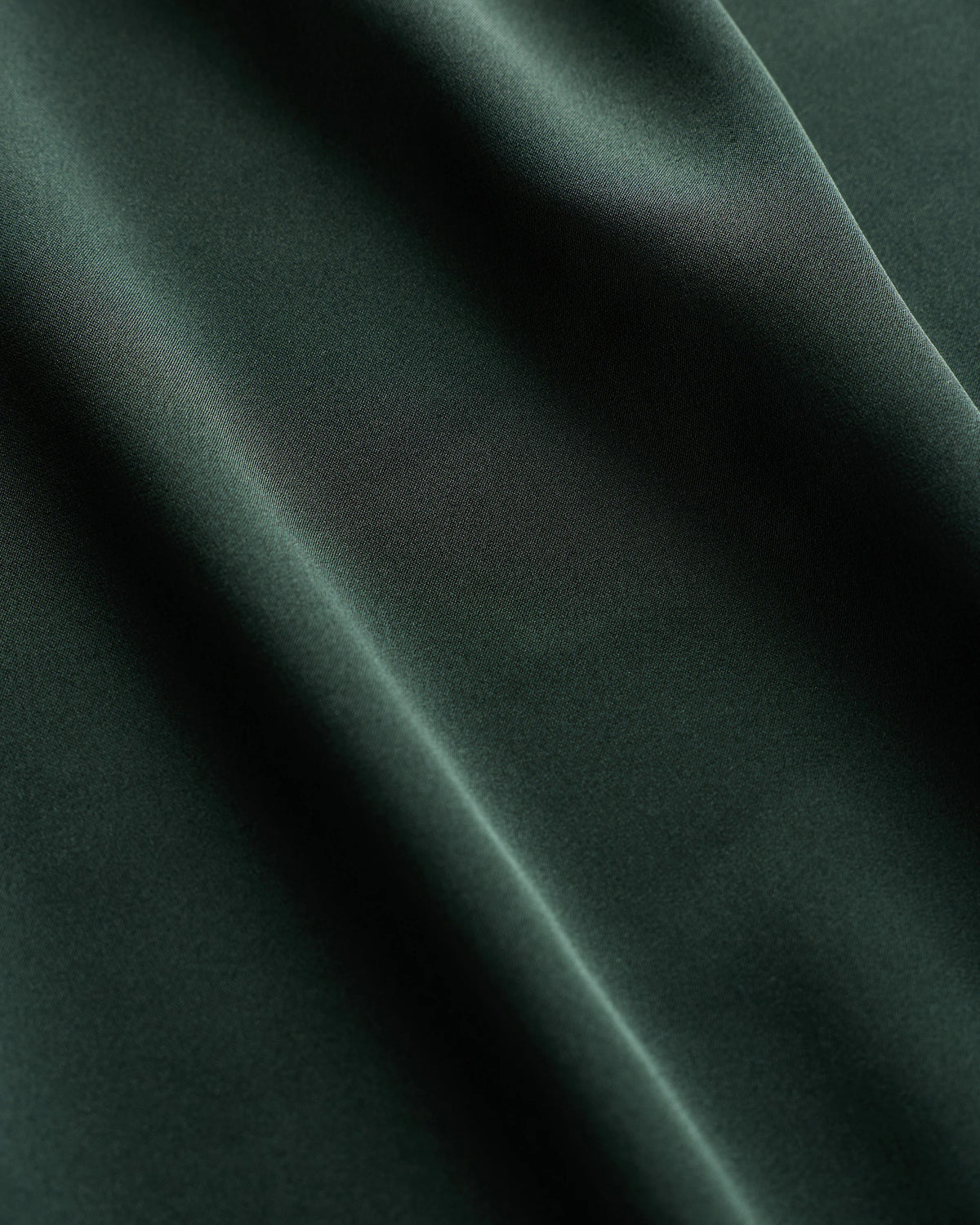 Washable Stretch Silk Shell Tank - XS / Forest Green