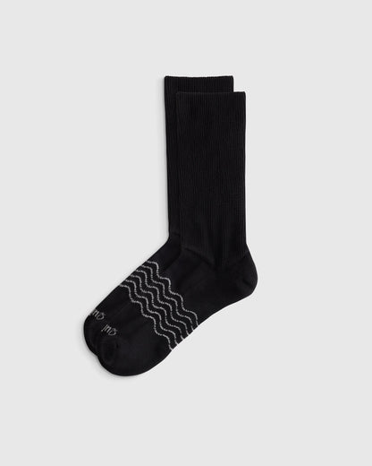 Everyday Cotton Targeted Stretch Crew Socks (4-Pack) - S / White
