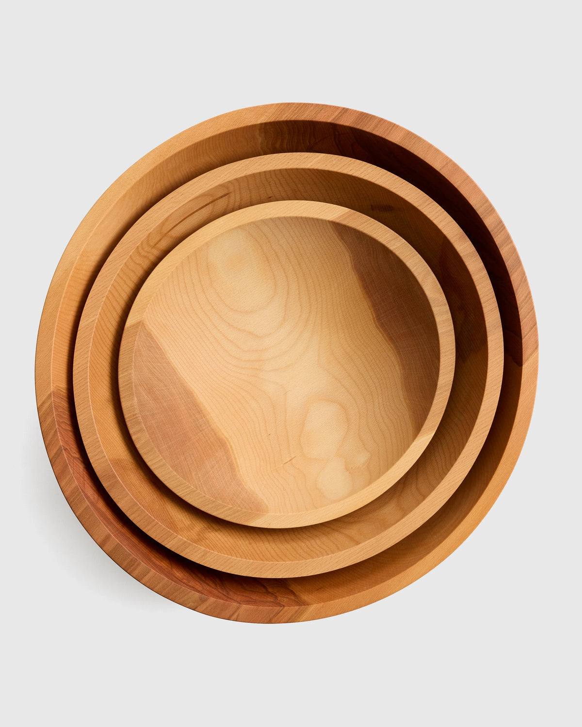 Handcrafted XL Wooden Serving Bowl, 17" - One Size / Beech Wood