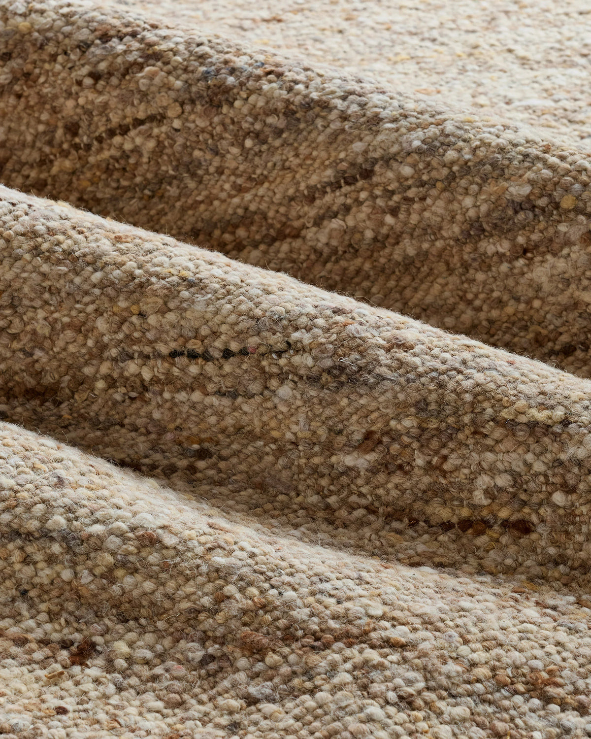 Liam Handwoven Wool Boucle Rug - 5' x 8' / Brown