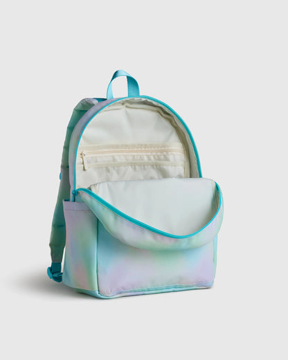 Recycled Double Pocket Backpack - One Size / Rainbow Clouds