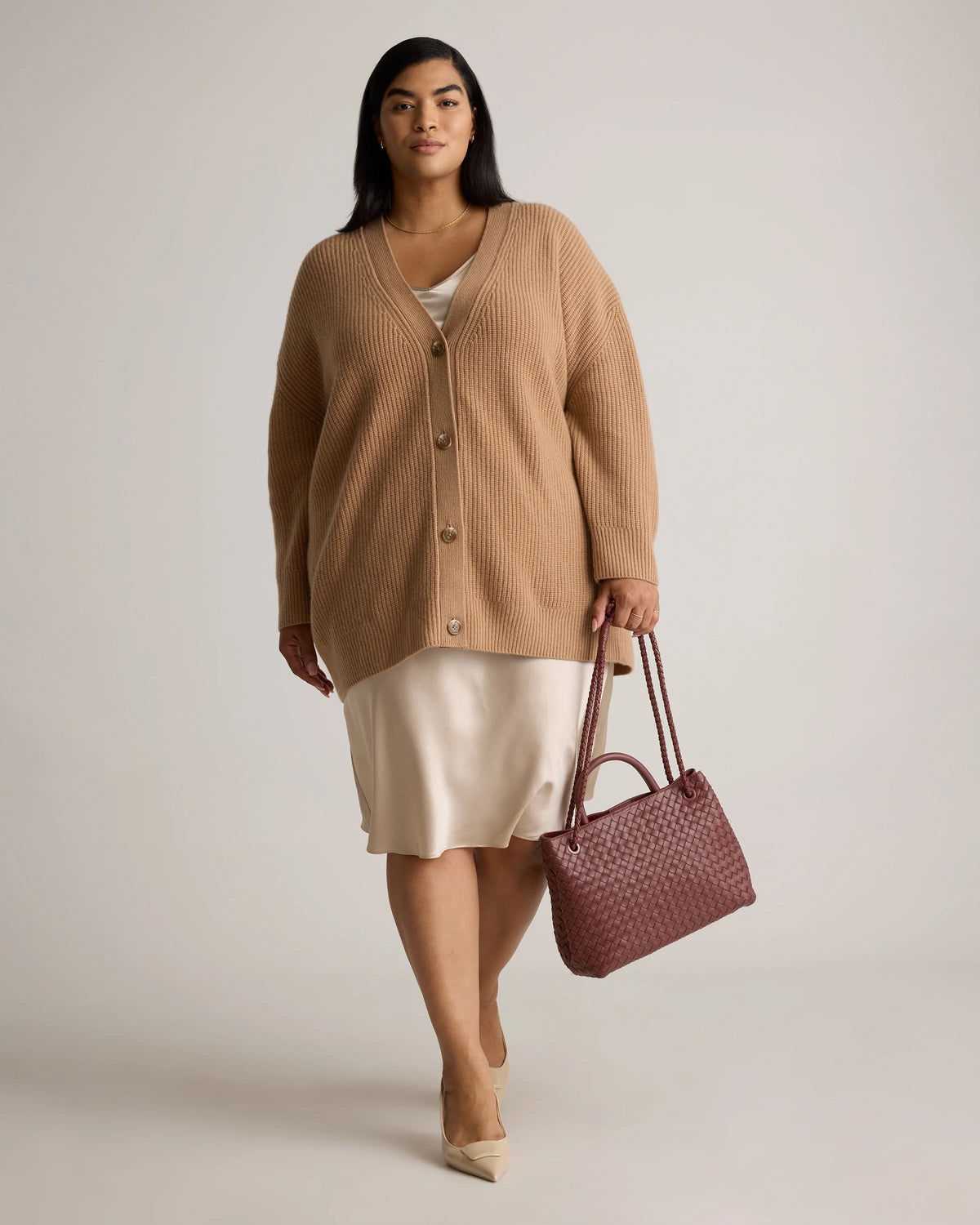 Romy Handwoven Satchel - One Size / Cognac