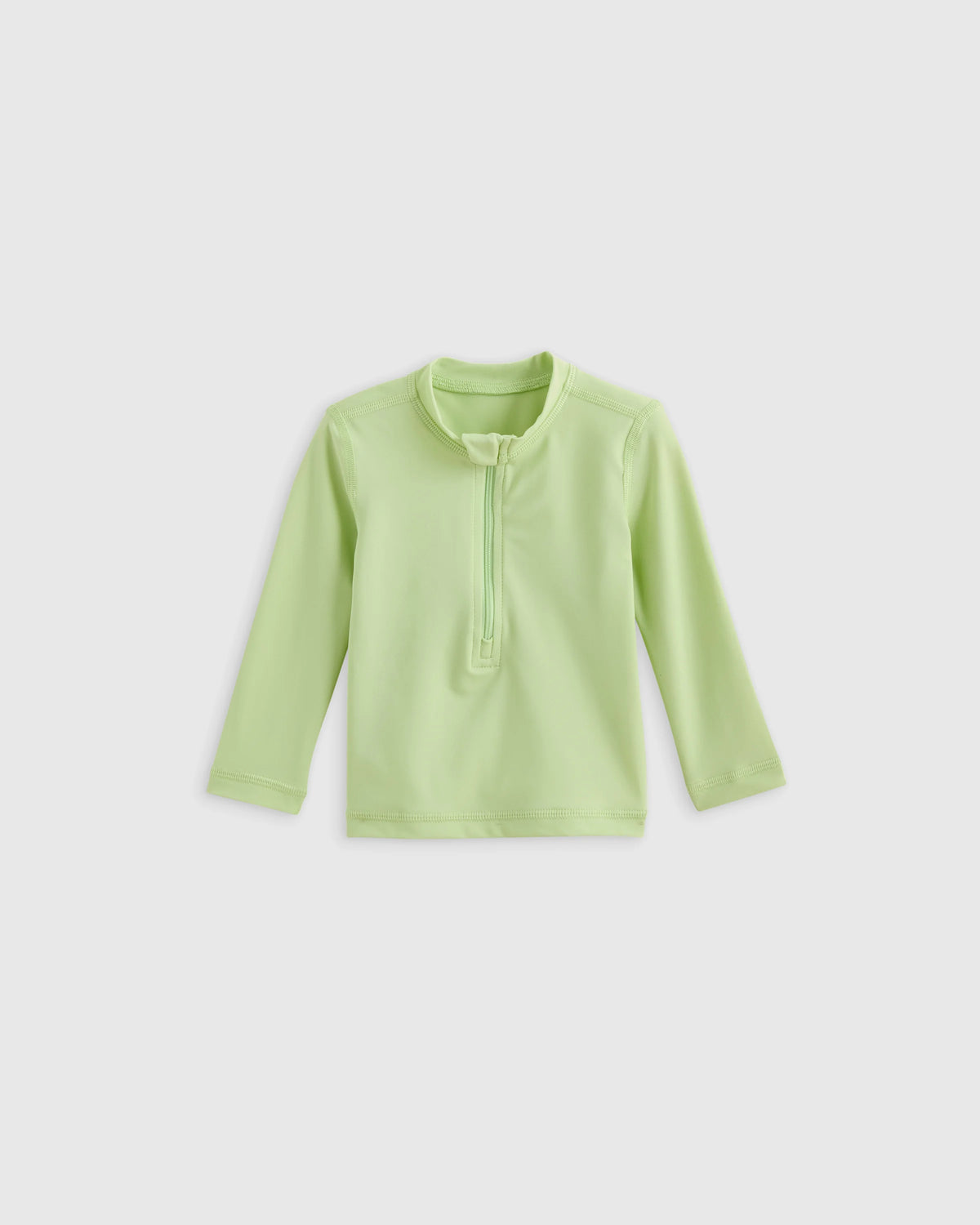 Long Sleeve Zip-Up Rash Guard - 0-3M / Yellow