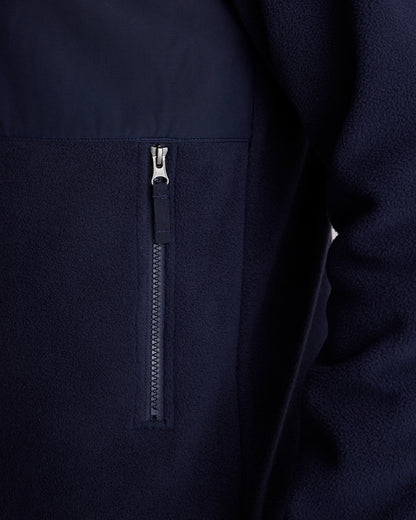 Polar Fleece Full-Zip Jacket - S / Gravel/Bold Black