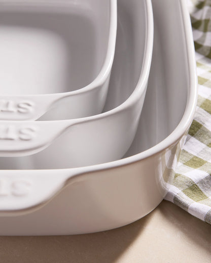 Stoneware Rectangular Baking Dishes, Set of 3 by STAUB - Set of 3 / Dune