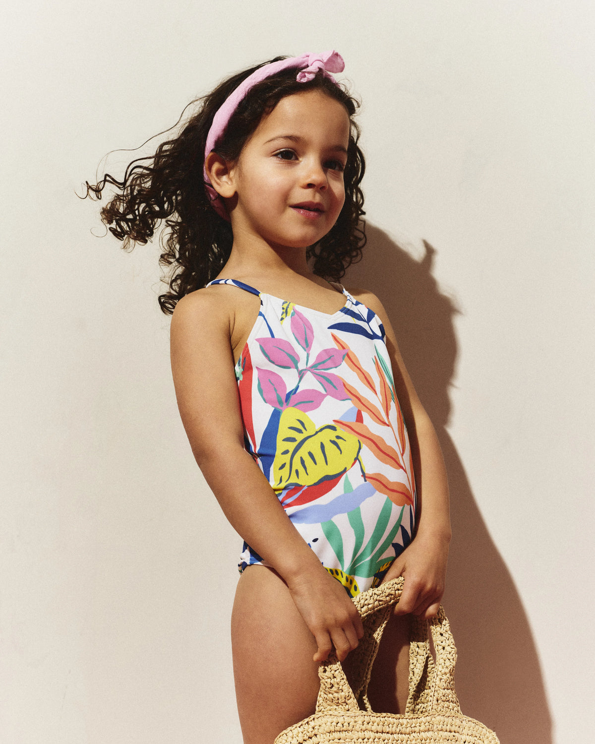 One-Piece Swimsuit - 2T / Wavy Fish