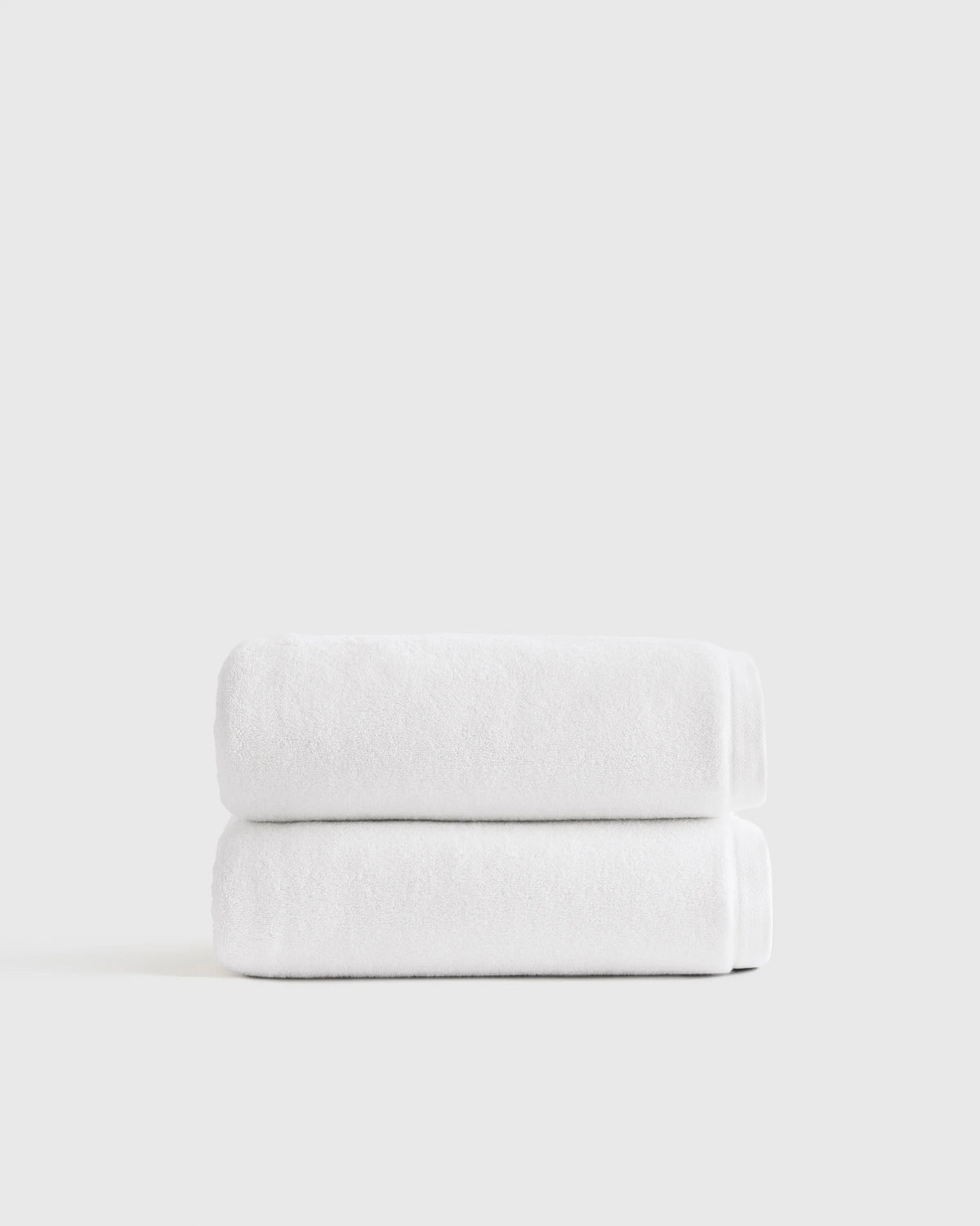 Plush Organic Turkish Cotton Bath Towel (Set of 2) - One Size / White