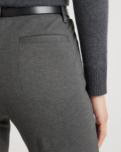 Ultra-Stretch Ponte Straight Leg 4-Pocket Pants - XS / Olive