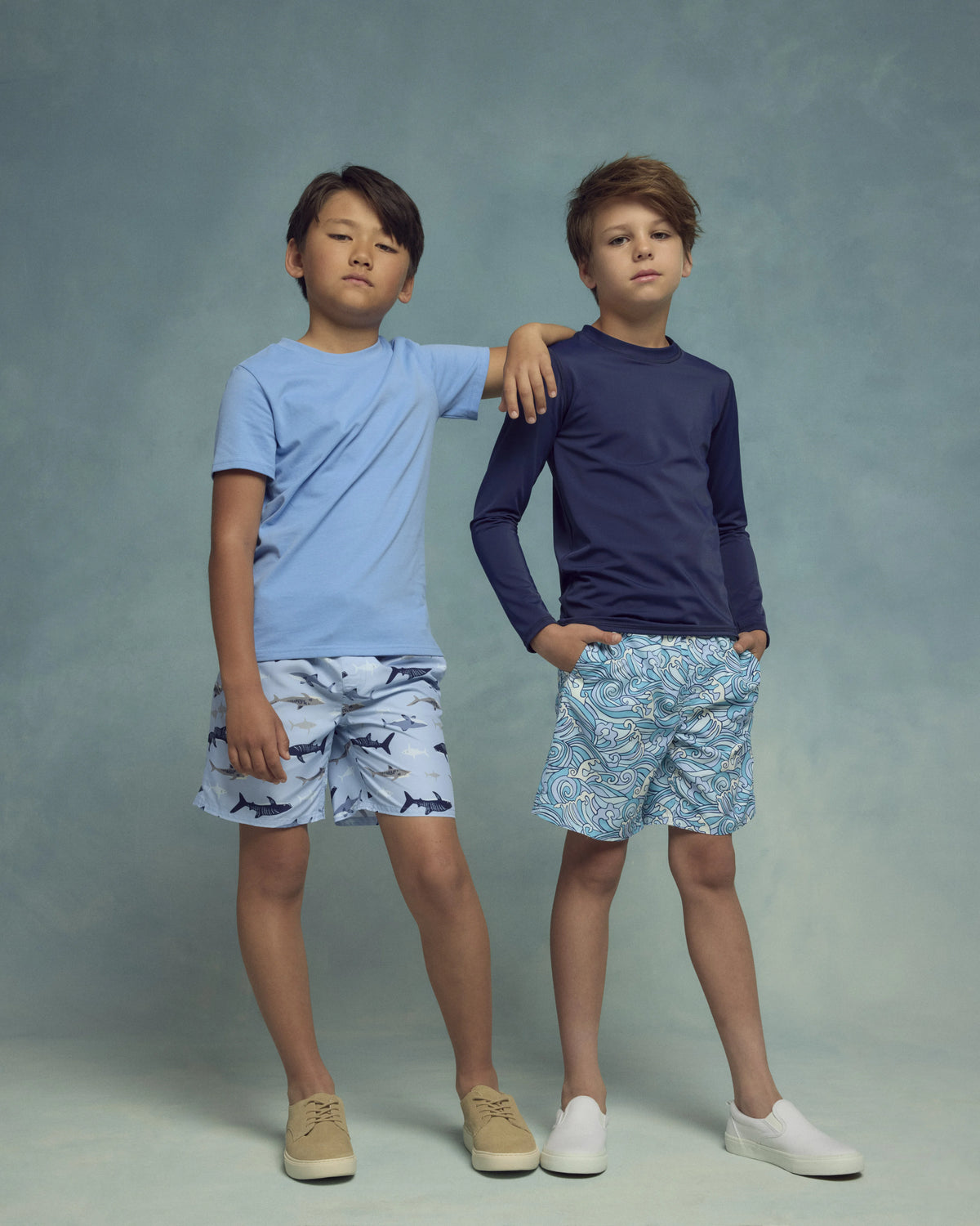 Swim Trunk - 6 / Wavy Fish