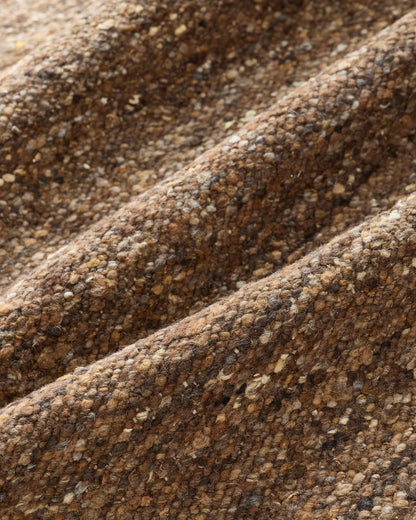 Liam Handwoven Wool Boucle Rug - 5' x 8' / Brown