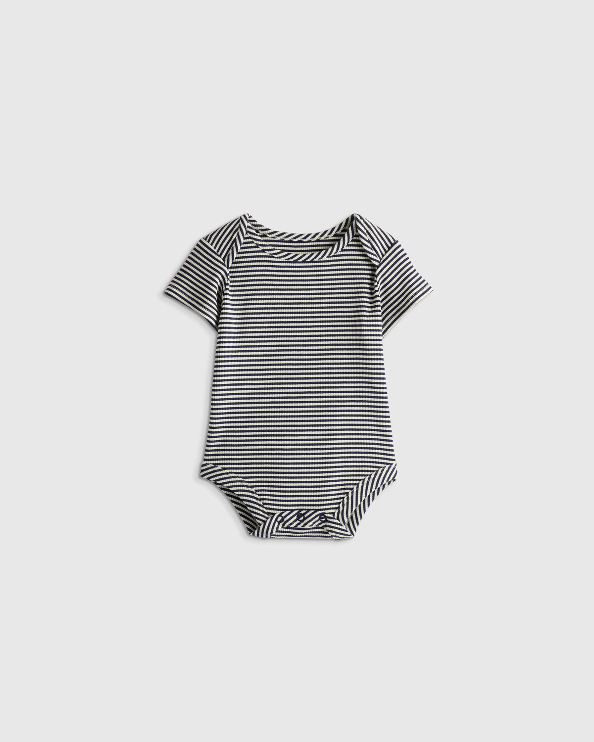 Softest Rib Short Sleeve Bodysuit - 0-3M / Deep Sea Blue